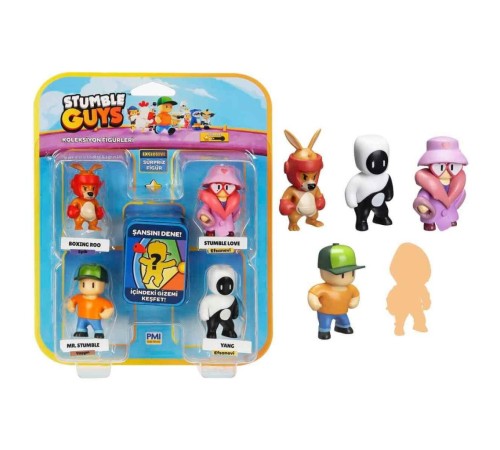 PMI SG2240 Stumble Guys Figür Seti 5li -Necotoys PMI SG2240 Stumble Guys Figür Seti 5li -Necotoys