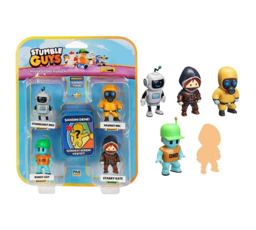 PMI SG2240 Stumble Guys Figür Seti 5li -Necotoys PMI SG2240 Stumble Guys Figür Seti 5li -Necotoys