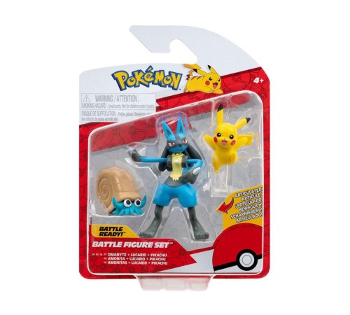 POK 95155-K Pokemon Battle 3'lü Figür Seti POK 95155-K Pokemon Battle 3'lü Figür Seti