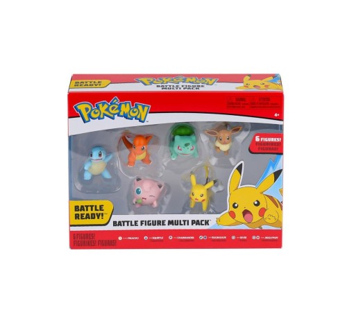 POK PKW2469-H Pokemon Battle 6lı Figür Seti POK PKW2469-H Pokemon Battle 6lı Figür Seti