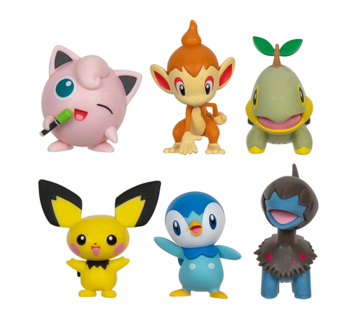 Pokemon Battle 6'lı Figür Seti Pokemon Battle 6'lı Figür Seti