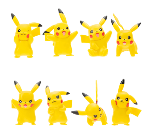 Pokemon Battle 8'li Figür Seti Pikachu Pokemon Battle 8'li Figür Seti Pikachu