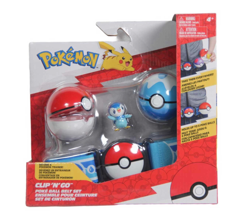 Pokemon Clip 'N' Go Pokeball Kemer ve Figür Seti 95283-U Pokemon Clip 'N' Go Pokeball Kemer ve Figür Seti 95283-U