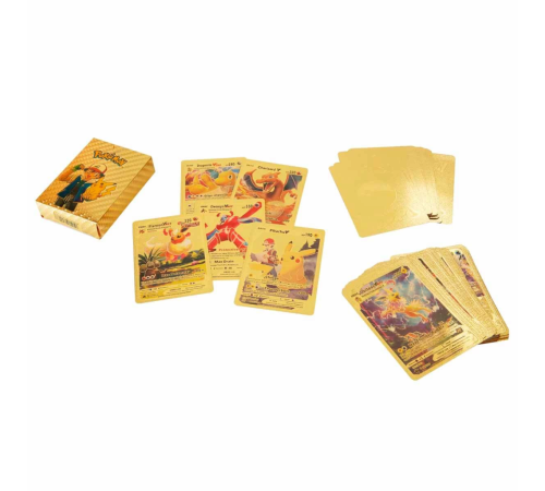 Pokemon Starter Kartları Gold 55'li Paket Pokemon Starter Kartları Gold 55'li Paket