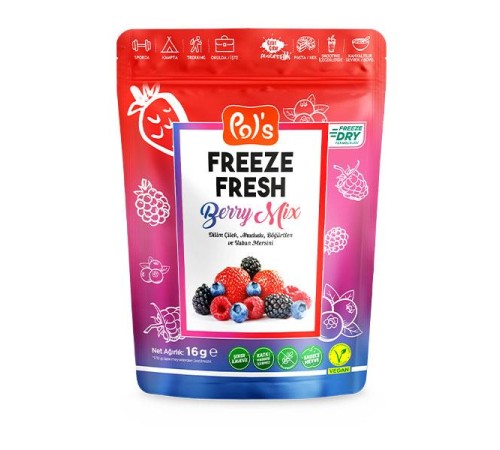 Pol’s Freeze Fresh Berry Mix 16 g Pol’s Freeze Fresh Berry Mix 16 g