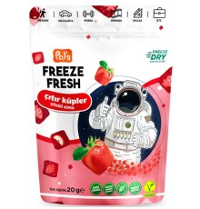 Pol’s Freeze Fresh Çıtır Küpler Çilek Elma 20 Gr