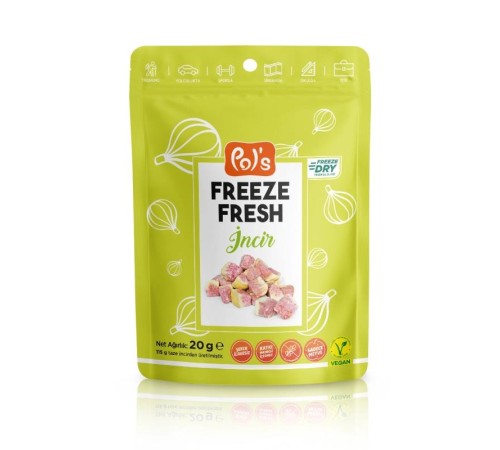 Pol’s Freeze Fresh Dondurularak Kurutulmuş İncir 20 g Pol’s Freeze Fresh Dondurularak Kurutulmuş İncir 20 g