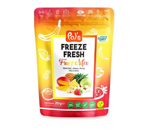 Pol’s Freeze Fresh Fruit Mix 20 g Pol’s Freeze Fresh Fruit Mix 20 g