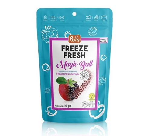 Pol’s Freeze Fresh Magic Ball Böğürtlenli Elma Topları 16 gr Pol’s Freeze Fresh Magic Ball Böğürtlenli Elma Topları 16 gr