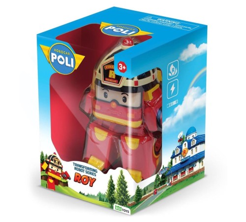POLI MRT-0652 Robocar Poli Transforming Robot Roy Figür -Necotoys POLI MRT-0652 Robocar Poli Transforming Robot Roy Figür -Necotoys