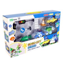 POLI-ZR-912 Robocar Poli Gogo City Seri Poli Burky Helly Oyun Seti