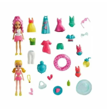 Polly Pocket ve Arkadaşları Farklı Moda Aksesuarları Oyun Setleri