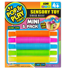 Pop & Play Tubes Duyusal Stres Oyuncağı Mini 5'li