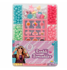 Pretty Pinky Renkli Boncuklar Seti
