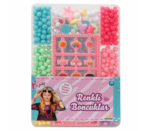 Pretty Pinky Renkli Boncuklar Seti Pretty Pinky Renkli Boncuklar Seti