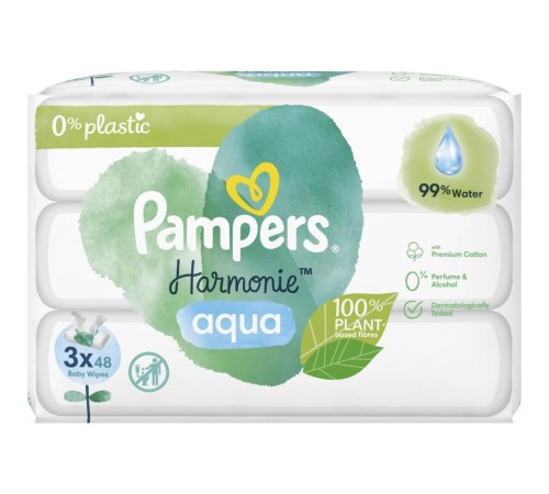 Prima Aqua Pure Islak Havlu Mendil 3'Lü 144 Yaprak