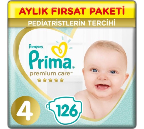 Prima Premium Care Aylık Fırsat Paketi 4 Beden 126 Adet Prima Premium Care Aylık Fırsat Paketi 4 Beden 126 Adet