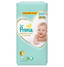 Prima Premium Care Bebek Bezi Ekonomik Paket 3 Beden 52 Adet