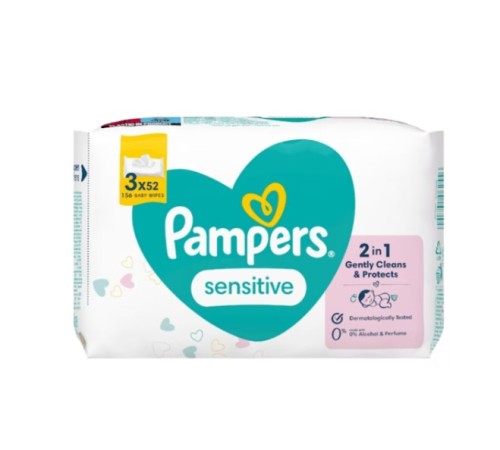 Prima Sensitive Islak Havlu Mendil 3'Lü 156 Yaprak Prima Sensitive Islak Havlu Mendil 3'Lü 156 Yaprak