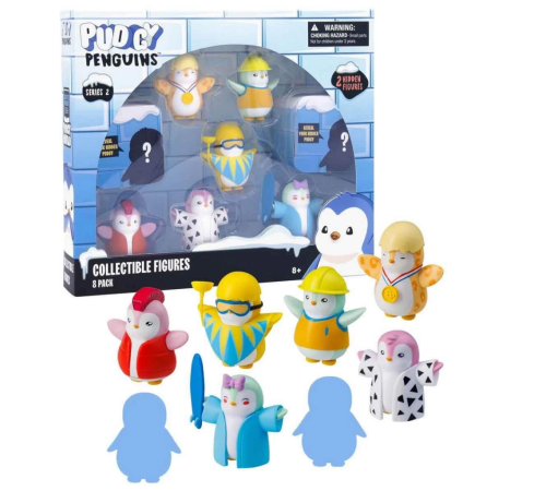 Pudgy Penguins 8'li Figür Seti S2 Bayrak Tutan Penguenli Set Pudgy Penguins 8'li Figür Seti S2 Bayrak Tutan Penguenli Set