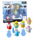 Pudgy Penguins 8'li Figür Seti S2 Bayrak Tutan Penguenli Set
