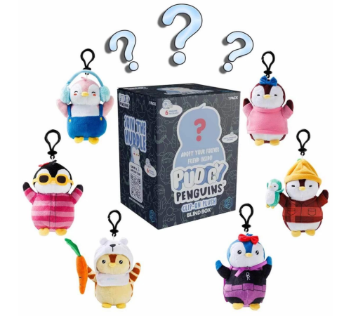 Pudgy Penguins Anahtarlık Klipsi Sürpriz Paket Pudgy Penguins Anahtarlık Klipsi Sürpriz Paket