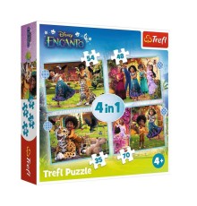 PUZZLE-34615 Disney Encanto 4IN1 Puzzle