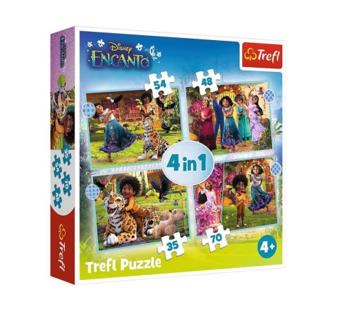 PUZZLE-34615 Disney Encanto 4IN1 Puzzle PUZZLE-34615 Disney Encanto 4IN1 Puzzle