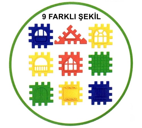 Puzzle City 3D Yapı ve Tasarım Blokları 128 Parça Puzzle City 3D Yapı ve Tasarım Blokları 128 Parça