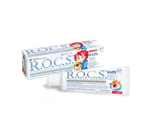R.O.C.S.Kids Diş Macunu 3-7 Yaş 35 ml Meyve Külahı R.O.C.S.Kids Diş Macunu 3-7 Yaş 35 ml Meyve Külahı