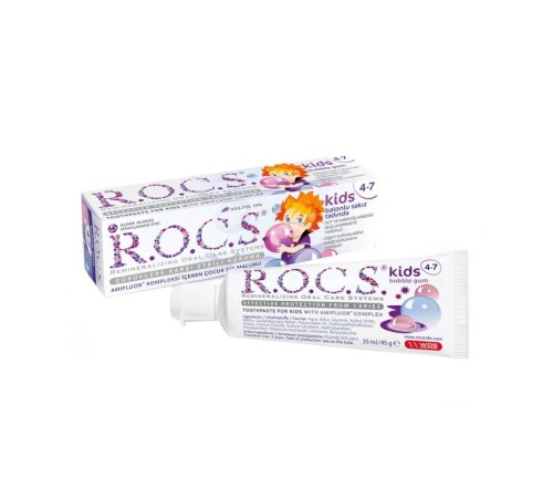 .Kids Diş Macunu 35ml 4-7 Yaş Sakız .Kids Diş Macunu 35ml 4-7 Yaş Sakız