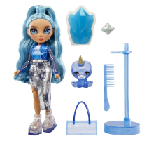 Rainbow High Skyler Parlak Slime ve Evcil Hayvan Serisi Bebeği