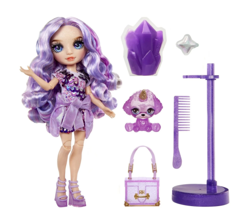 Rainbow High Violet Parlak Slime ve Evcil Hayvan Serisi Bebeği Rainbow High Violet Parlak Slime ve Evcil Hayvan Serisi Bebeği