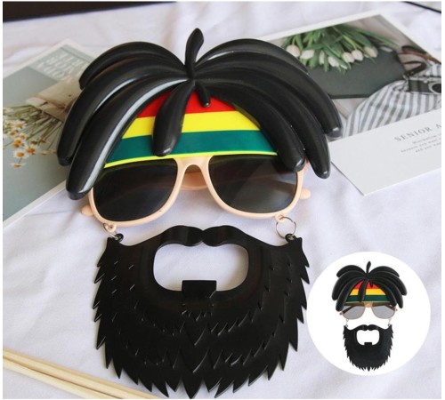 Rasta Peruklu Rasta Sakallı Bob Marley Bıyıklı Parti Gözlüğü 27x18 cm Rasta Peruklu Rasta Sakallı Bob Marley Bıyıklı Parti Gözlüğü 27x18 cm