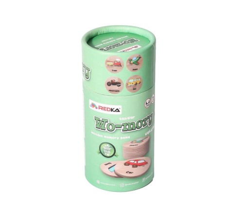 RD5644 Redka Wo-mory Ahşap Hafıza Oyunu RD5644 Redka Wo-mory Ahşap Hafıza Oyunu