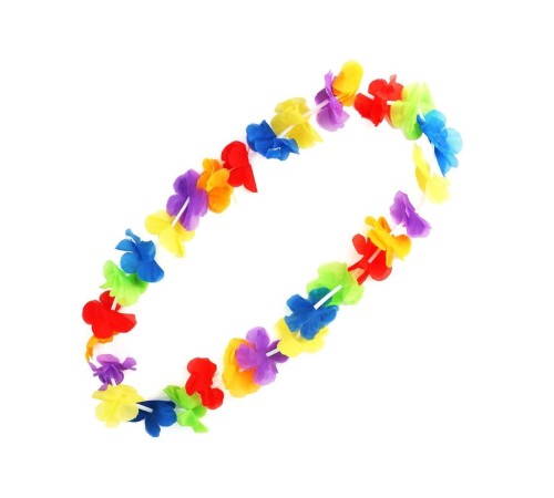Rengarenk Hawaii Boyun Çelengi Havai Partisi Kolyesi 1 Adet
