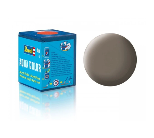 Revell 87 - Aqua Color Earth Brown - Mat Boya- 18 ml Revell 87 - Aqua Color Earth Brown - Mat Boya- 18 ml
