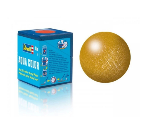 Revell 92 - Aqua Color Brass - Metallic Boya - 18 ml Revell 92 - Aqua Color Brass - Metallic Boya - 18 ml