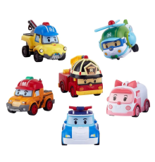 Robocar Poli Gogo Rescue Deluxe 6'lı Set