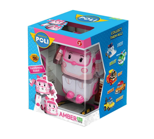 Robocar Poli Transforming Robot Figür Amber Robocar Poli Transforming Robot Figür Amber