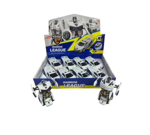 Robot Olan Polis Araba Robot Olan Polis Araba