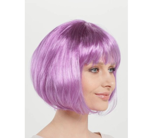 Rose Pembe Renk Düz Kesim Küt Parti Peruğu Kısa Takma Saç Rose Pembe Renk Düz Kesim Küt Parti Peruğu Kısa Takma Saç