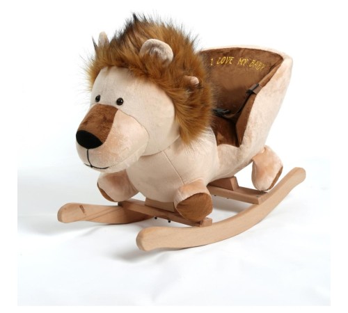 Safeline Bebe Peluş Ahşap Sallanır Oyuncak Aslan Safeline Bebe Peluş Ahşap Sallanır Oyuncak Aslan