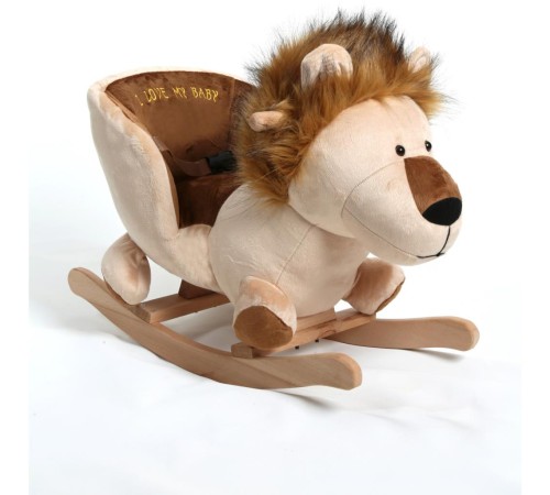 Safeline Bebe Peluş Ahşap Sallanır Oyuncak Aslan Safeline Bebe Peluş Ahşap Sallanır Oyuncak Aslan