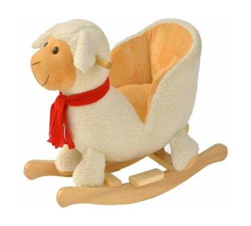 Safeline Bebe Peluş Ahşap Sallanır Oyuncak Kuzu Safeline Bebe Peluş Ahşap Sallanır Oyuncak Kuzu