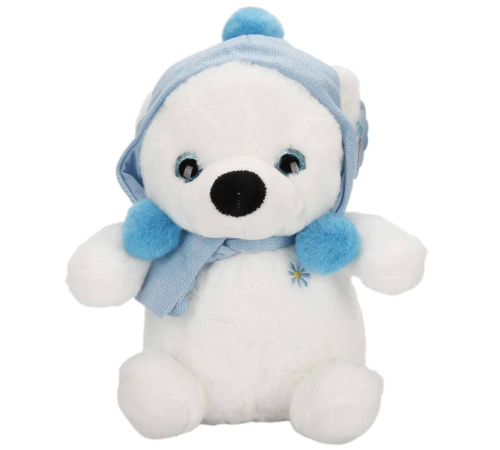Şapkalı ve Atkılı Peluş Kutup Ayısı 30 cm S00004773 Şapkalı ve Atkılı Peluş Kutup Ayısı 30 cm S00004773