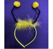 Sarı Ponponlu Gösteriler İçin Plastik Arı Maya Tacı