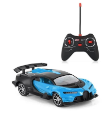 Şarjlı Uzaktan Kumandalı Mavi Bugatti 1:16