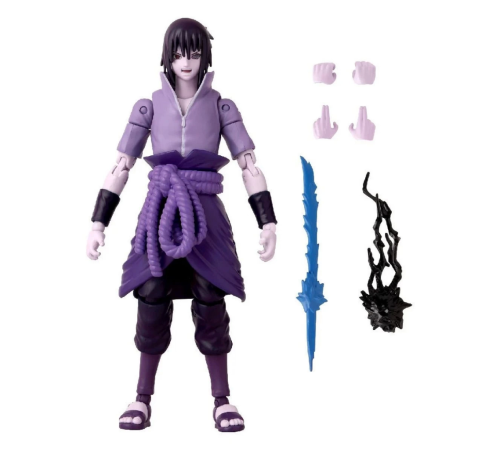 Sasuke Rinnegan Mangekyo Sharingan Poz Verilebilir Figür Sasuke Rinnegan Mangekyo Sharingan Poz Verilebilir Figür