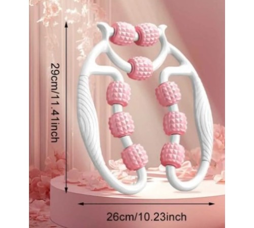 Selülit Masaj Aleti 9 Tekerlekli Lenf Drenaj Rulosu